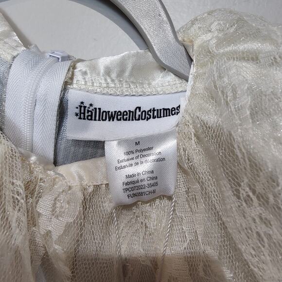 Halloweencostumes Girls Sz M 4+ Pennywise Creepy Clown Costume Carnival Grey Red - Picture 8 of 11